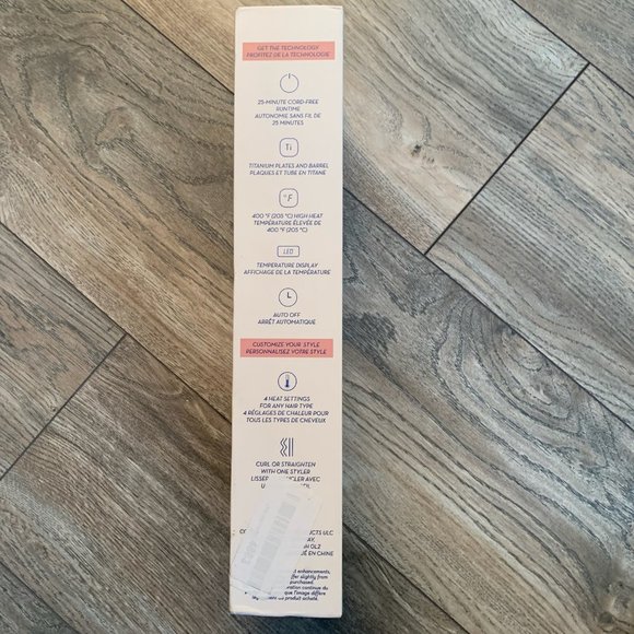 NEW CONAIR UNBOUND BEAUTY IN MOTION CORDLESS TITANIUM 1 INCH MULTI-STYLER PURPLE - Picture 3 of 7